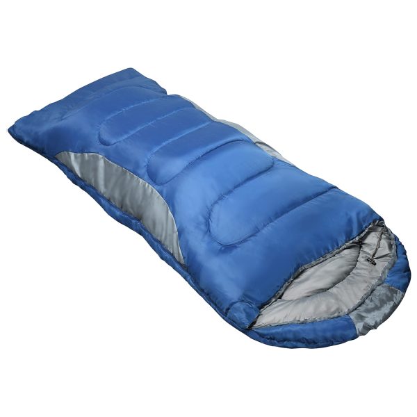 Ultra-Comfort 0°F Winter Sleeping Bag for Adults - Waterproof, Portable with Compression Sack & Envelope Hoodie | Ideal for Camping, Backpacking & All Seasons | Durable Polyester Fiber, Machine Washable - 图片 6