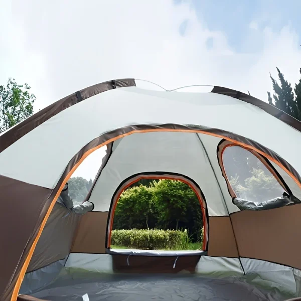 Outdoor Camping Portable Folding Tent, Wilderness Camping Equipment, Large Automatic Rain and Mosquito Beach Tent - 图片 3