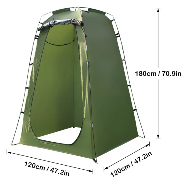 Camping Tent For Shower 6FT Privacy Changing Room For Camping Biking Toilet Shower Beach - 图片 6